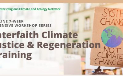 Interfaith Climate Justice & Regeneration Training Apr 23 – June 4, 2022